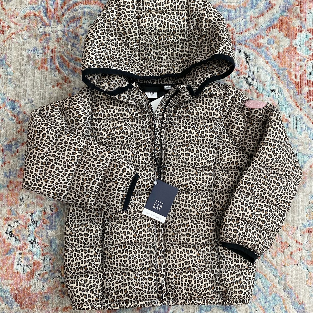 NWT Gap leopard jacket